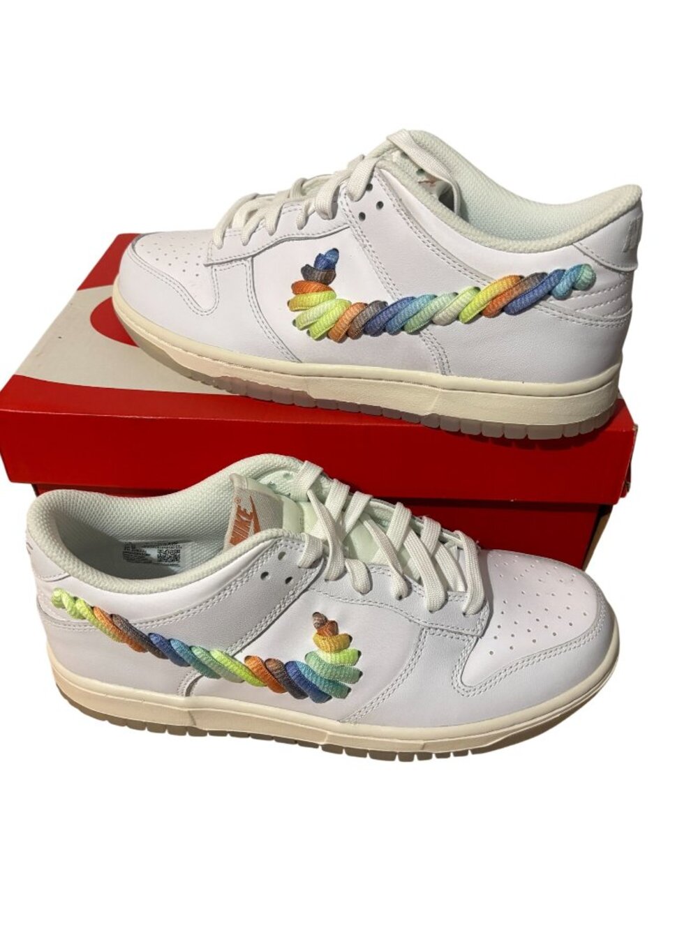 Nike Court Legacy Lift White Red Platform Sneakers Size 7 Low Top Classic